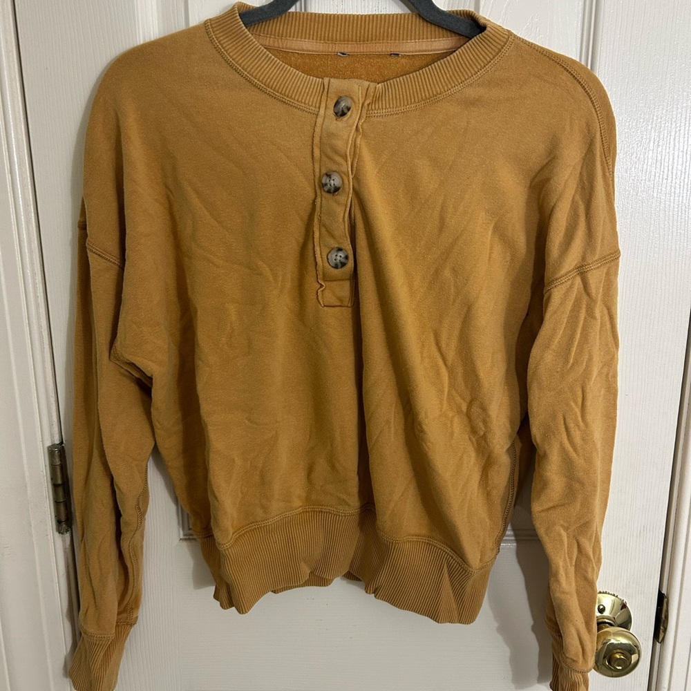American Eagle Outfitters Women’s Brown Crewneck Sweater
